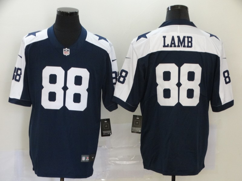 Men's Dallas Cowboys CeeDee Lamb #88 Navy Jersey